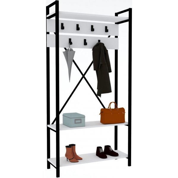 Alven hallmøbler - Hvit/grå Alven hallmøbler - Hvit/grå