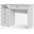 Function Plus skrivebord med 4 skuffer 109,3 x 48,5 cm - Hvit