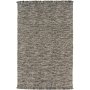 Dante flatvevd ullteppe 350 x 250 cm - Grå/svart