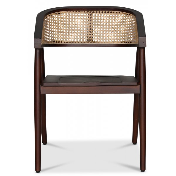 Skaraborg armstol - Brun mahogny/rotting Skaraborg armstol - Brun mahogny/rotting