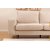 Berlin divan sofa med treben hyre - Krem