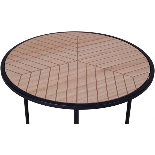 Bergamo sidebord - svart/ keiserfiner Bergamo sidebord - svart/ keiserfiner