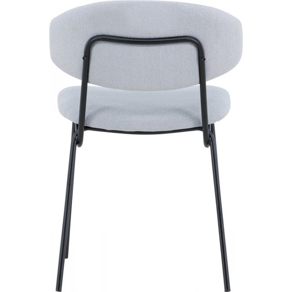 Chico spisestol - Blå bouclé Chico spisestol - Blå bouclé