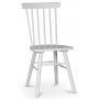 PiPi oval spisegruppe, 240 cm, inkludert 8 stk. hvite Orust pinnestoler - Oljet eikefiner