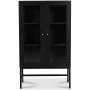Carl vitrineskap (Highboard) - Svartbeiset eik