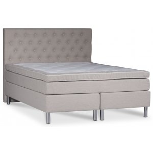 Hilton kontinentalseng med 5-soners lommesystem - Beige seng 180x200 cm Hilton kontinentalseng med 5-soners lommesystem - Beige seng 180x200 cm