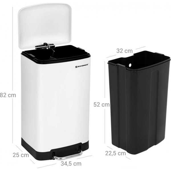 Denniz bin 30 l - Hvit Denniz bin 30 l - Hvit