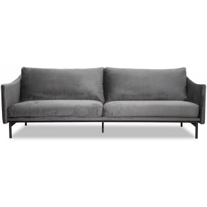 Harpan 3-seter sofa - Mrkegr flyel