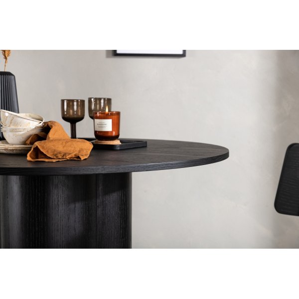 Olivia spisebord Ø110 cm - Sort Olivia spisebord Ø110 cm - Sort