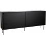 Volume sidebord 178 cm - Svartbeiset