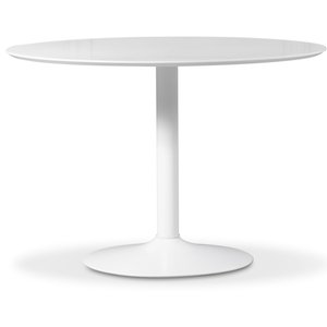 Ibiza spisebord - hvit/hvit - 110 cm