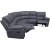 Reclinersofa Riverdale - Gr + Flekkfjerner for mbler