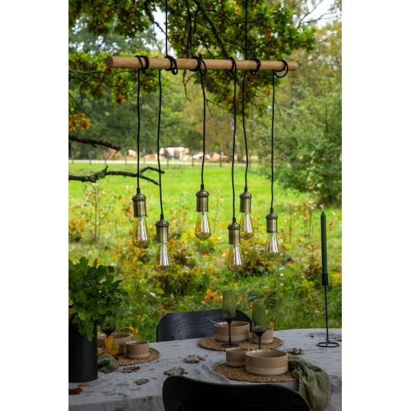 Isaac taklampe - Svart