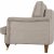 Howard Watford Deluxe 4-seters buet sofa - lysebrun kordflyel