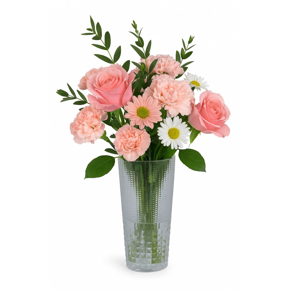 Vase Christel H30 cm - Clear - Lagerrydding