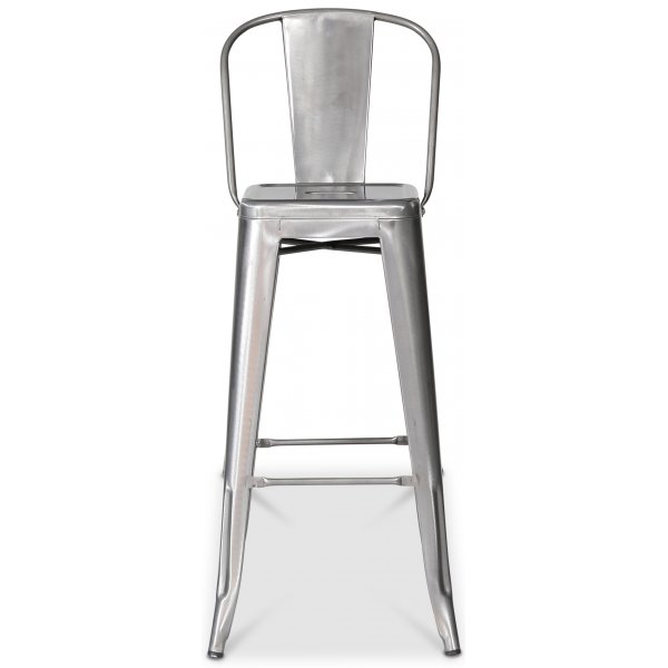 France Blanco Barstol i metall - Galvanisert metall