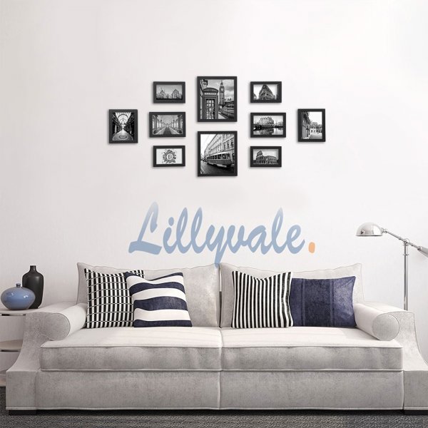 Jasmina fotoramme, 10 stk - Sort Jasmina fotoramme, 10 stk - Sort