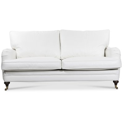 Howard London Premium 4-seters rett sofa - Hvit PU