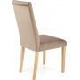 Heather spisestuestol - Beige fløyel/bøk Heather spisestuestol - Beige fløyel/bøk