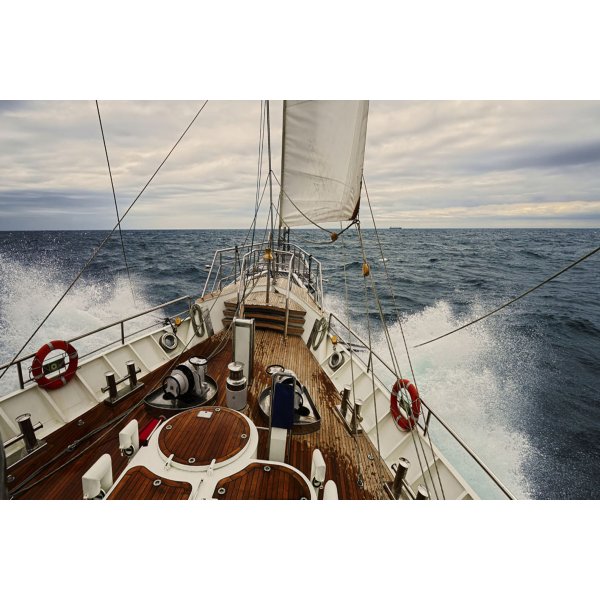 Glassbilde Yacht - 120x80 cm