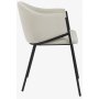 Stacey karmstol - Beige/svart