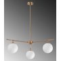 Atlas taklampe 10261 - Vintage/hvit