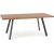 Gladwyn uttrekkbart spisebord med sommerfugl 160-220 x 90 cm - Valntt/svart