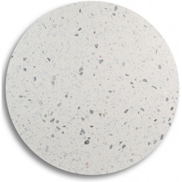 Zoo spisebord Ø105 cm - Hvit / Terrazzo Bianco Zoo spisebord Ø105 cm - Hvit / Terrazzo Bianco