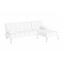 Sovesofa med divan i svart flyel