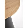 Settbord 70/50 cm svart / Naturfarget