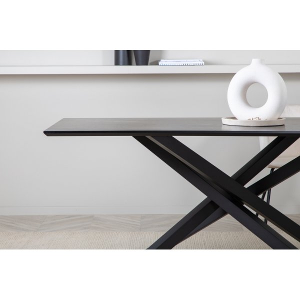 Piazza spisebord 180 x 90 cm - Sort Piazza spisebord 180 x 90 cm - Sort