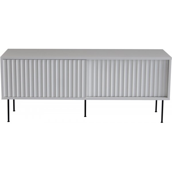 Volum 4.0 mediebenk 132 cm - Hvit