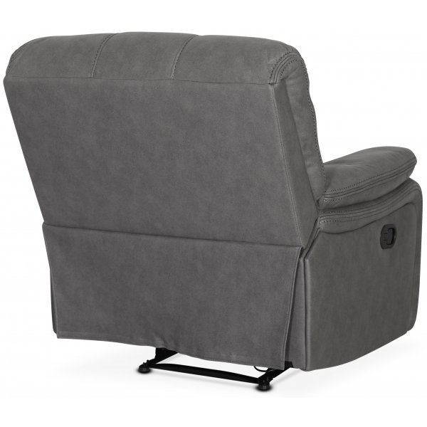 Reclinerstol Manhattan - Grå (PU) Reclinerstol Manhattan - Grå (PU)