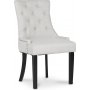 Tuva Eastport spisestol med nagler - Beige lin