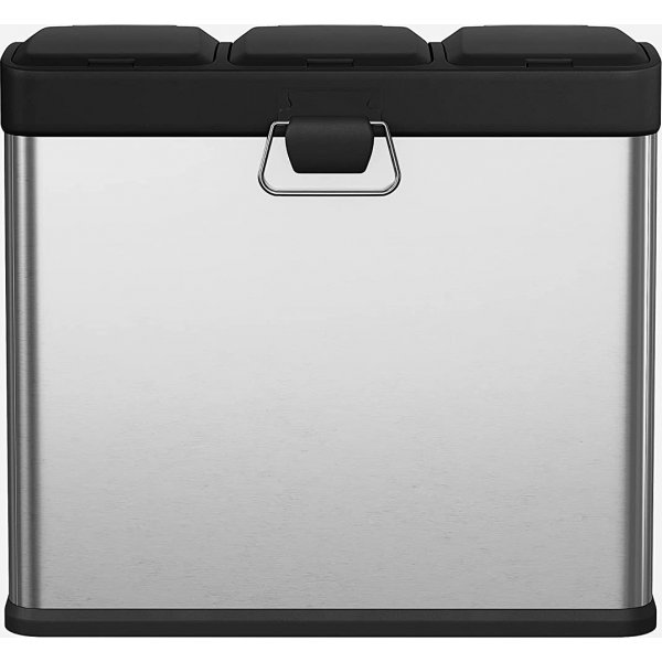 Luan avfallsbeholder 54 l - Sølv/sort Luan avfallsbeholder 54 l - Sølv/sort