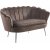 Musslan 2-seters sofa - Brun / krom