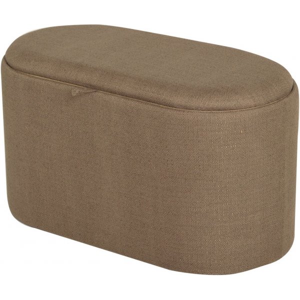 Maiko puff oval - Brun Maiko puff oval - Brun