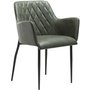 Rombo lenestol - Vintage grnn / svart