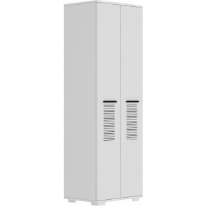 Asimo garderobe 60 x 44,6 x 183 cm - Hvit Asimo garderobe 60 x 44,6 x 183 cm - Hvit