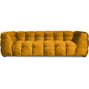 Nivou 3-seters sofa - Gul (Torre 10) + Møbelpleiesett for tekstiler Nivou 3-seters sofa - Gul (Torre 10) + Møbelpleiesett for tekstiler