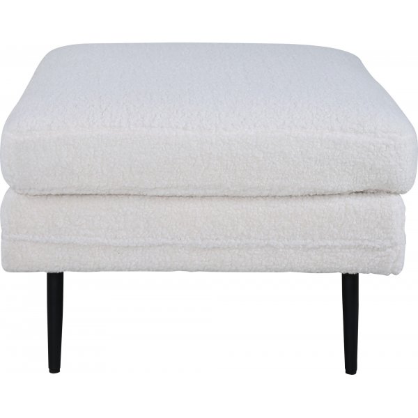 Savanna sittepuff - Hvit teddy Savanna sittepuff - Hvit teddy