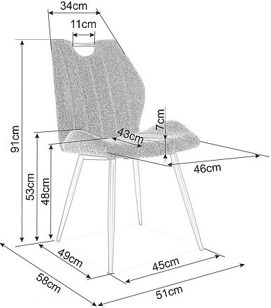 Bethlehem spisestuestol - Grnn flyel