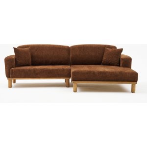 Reims divansofa hyre - Brun