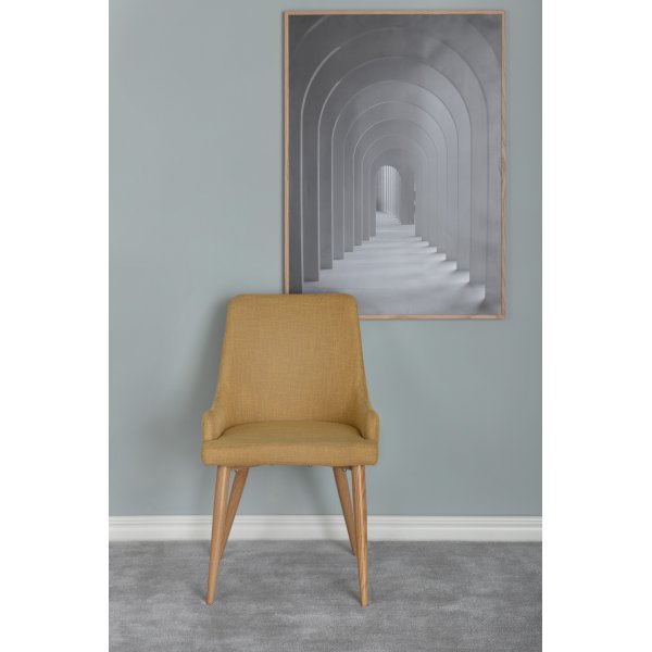 Paradis spisestol - Sennepsgul/eik