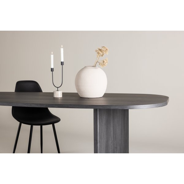 Grönvik spisebord 220 x 100 cm - Sort Grönvik spisebord 220 x 100 cm - Sort