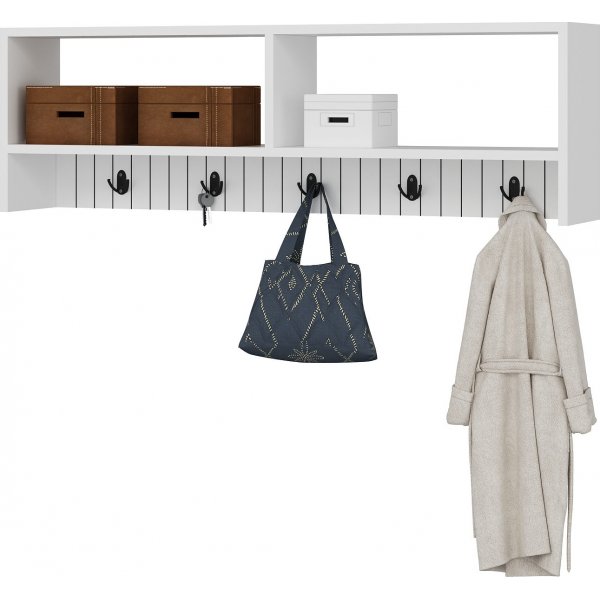 Sarandon kleshenger - Hvit Sarandon kleshenger - Hvit