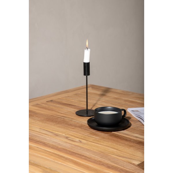 Panama spisebord 210 x 90 cm - Sort/Naturlig