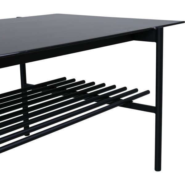 Adel salongbord 120 cm - Svart marmor