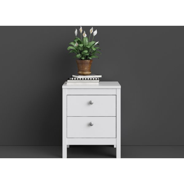 Madrid nattbord - Hvit Madrid nattbord - Hvit