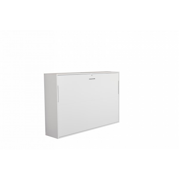 Veggseng 90200 cm horisontal - Hvit - Compact Living
